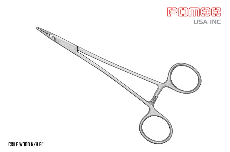 House Brand 725-6420 Pomee Crile Wood Needle Holder 6 House Brand 725-6420 Pomee Crile Wood Needle Holder 6